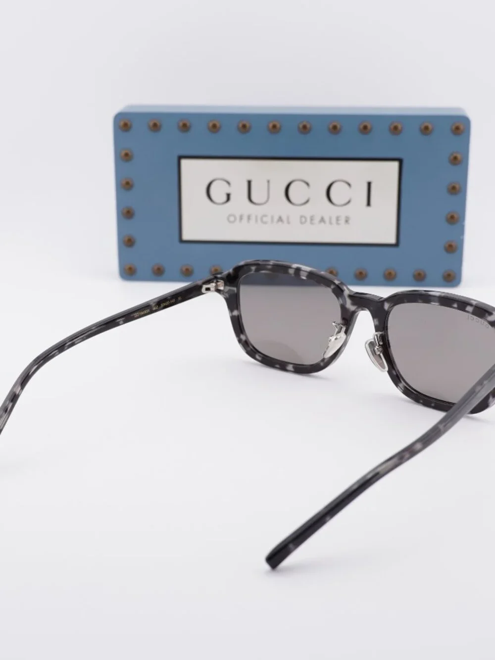 Gucci GG1948SK 002 Square Sunglasses - Grey Havana\ Grey